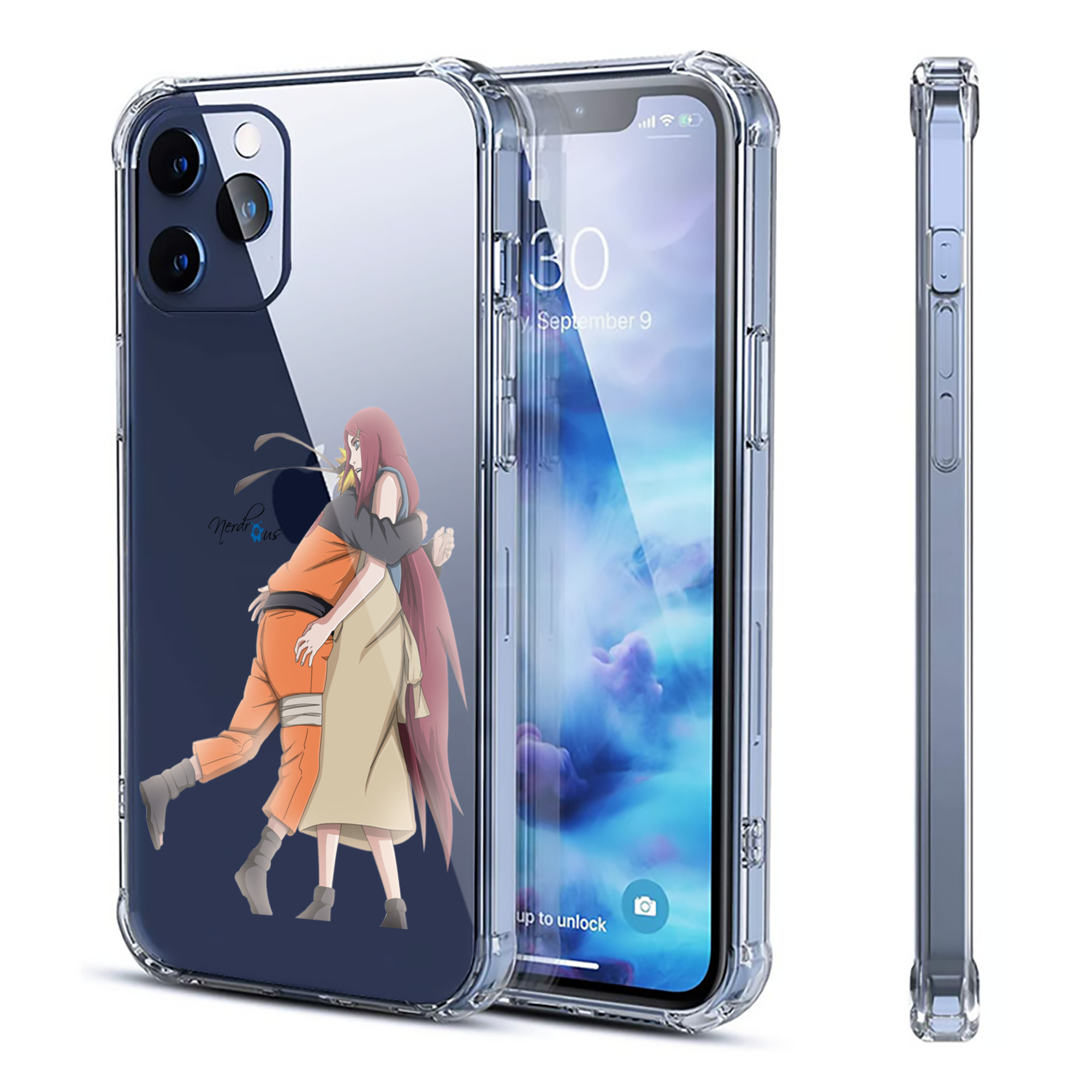 （画像用） NARUTO -ナルト- うずまき ナルト Uzumaki Naruto 【iPhone 12シリーズ対応】透明スマホケース（クリアソフトケース）